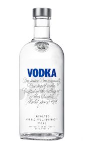 botella para etiquetar en una maquina Etiquetadora automática Modelo M5/NG/Strong 200