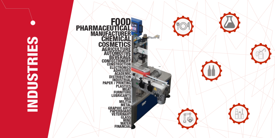 Etiquetadora para distintas industrias